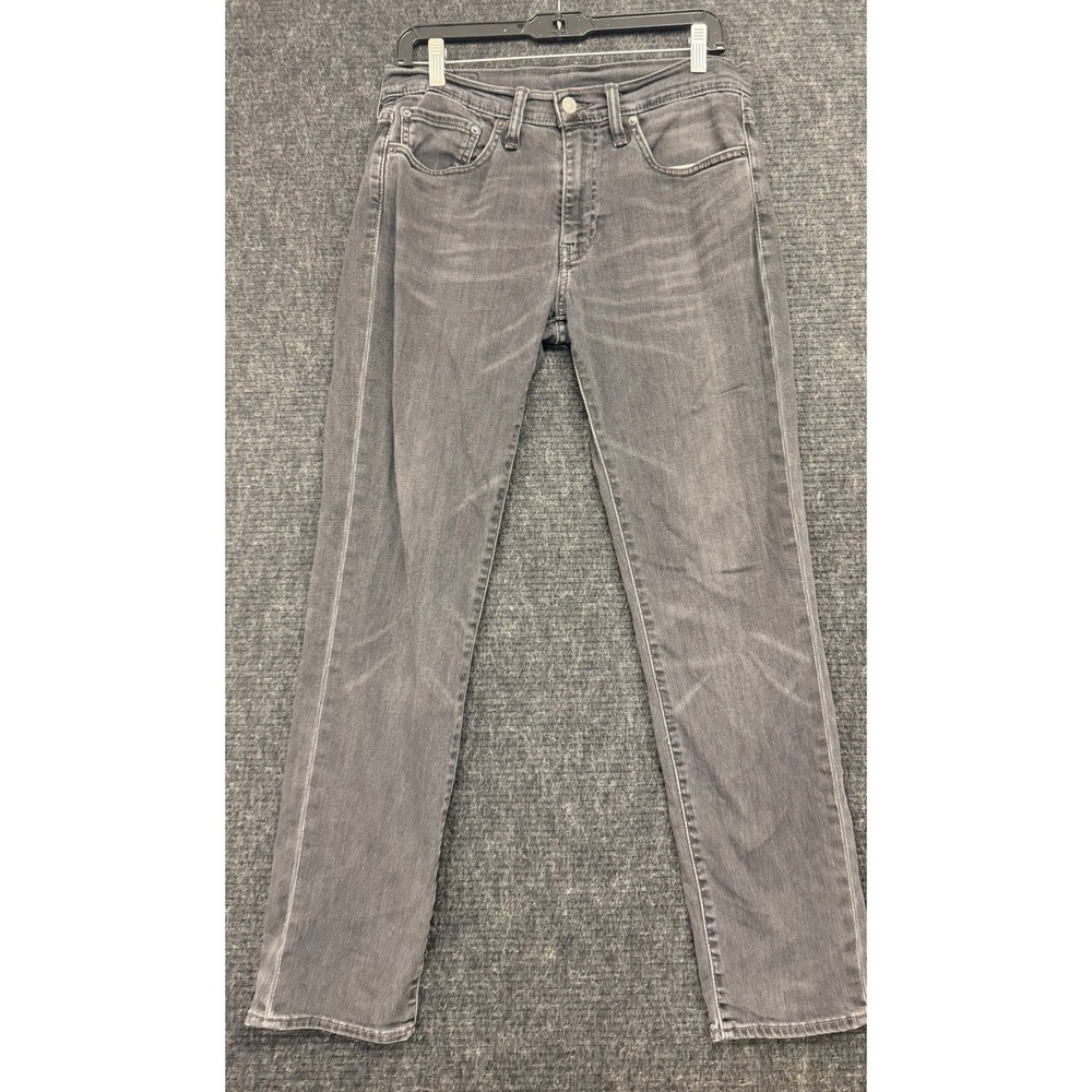 Levi's Men's Black Dark Wash Denim Jeans Slim Fit Straight SIZE (W31 L30)